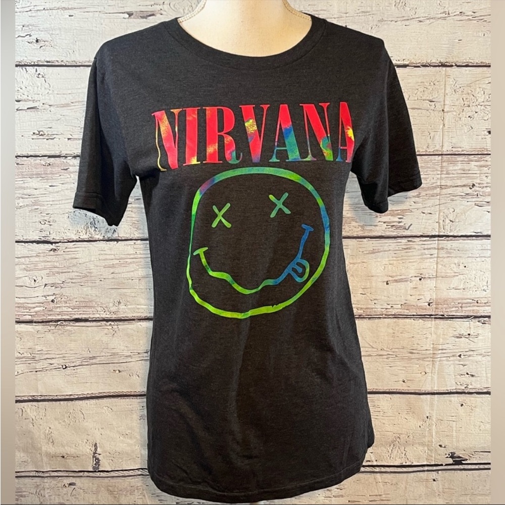 NIRVANA T-Shirt Crewneck Dark Gray-Small